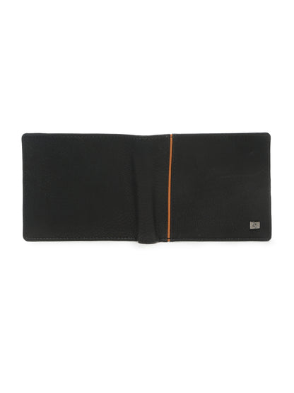Men Black Bifold Wallet