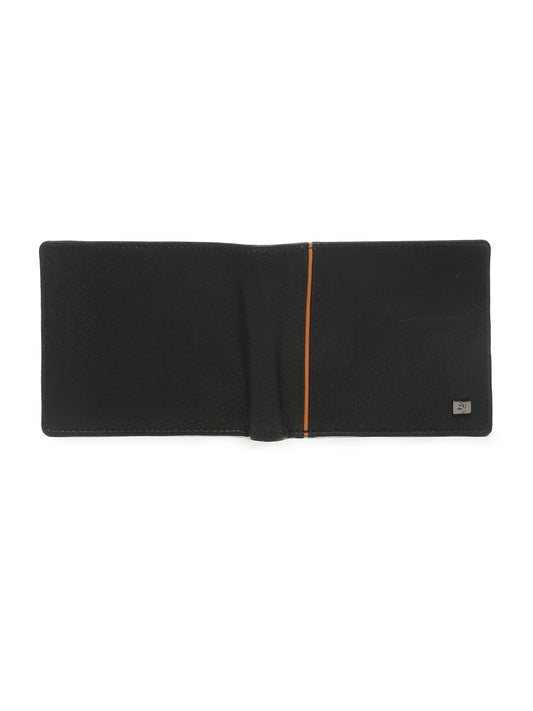 Men Black Bifold Wallet