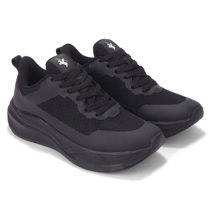 Men's Black Solid Casual Shoes