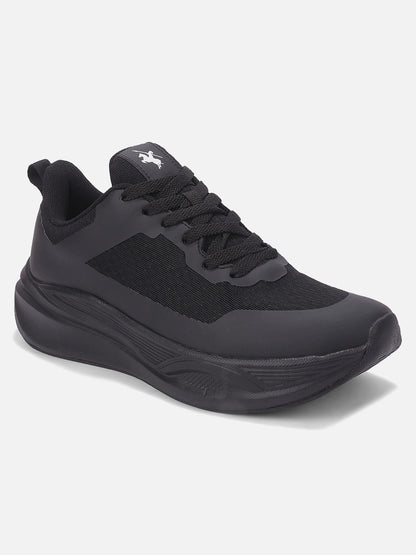 Men's Black Solid Casual Shoes