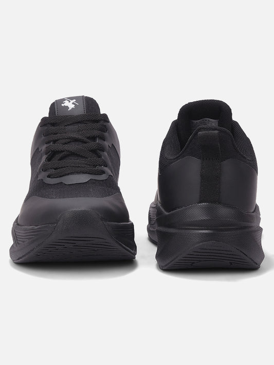 Men's Black Solid Casual Shoes