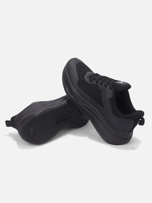 Men's Black Solid Casual Shoes