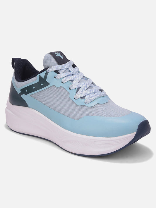 Men's Sky Blue Solid Casual Shoes