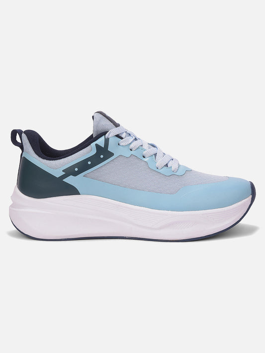 Men's Sky Blue Solid Casual Shoes