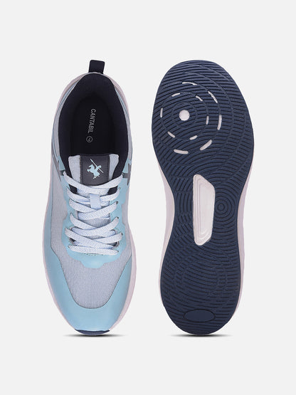 Men's Sky Blue Solid Casual Shoes