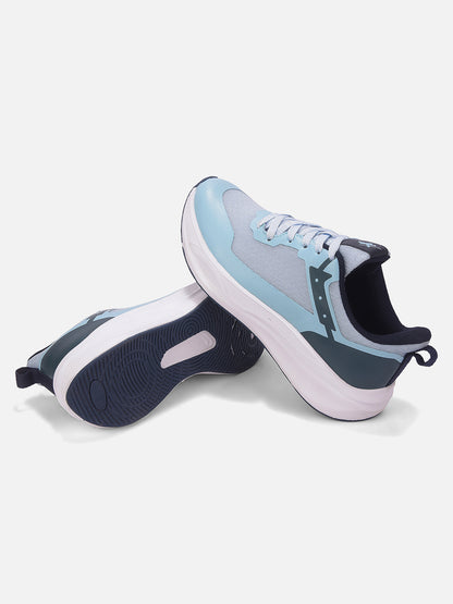 Men's Sky Blue Solid Casual Shoes