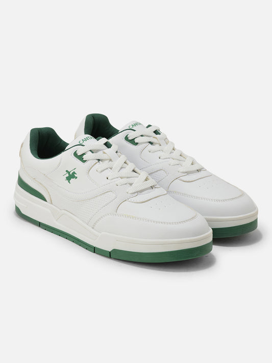 Sneaker for Men | Lightweight & Comfortable with Cushioned Insole PU Upper TPR Sole Lace-Up Closure