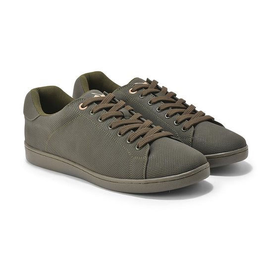 Casual Sneaker Shoes for Men | Lightweight & Comfortable with Cushioned Insole PU Upper TPR Sole Lace Up Closure