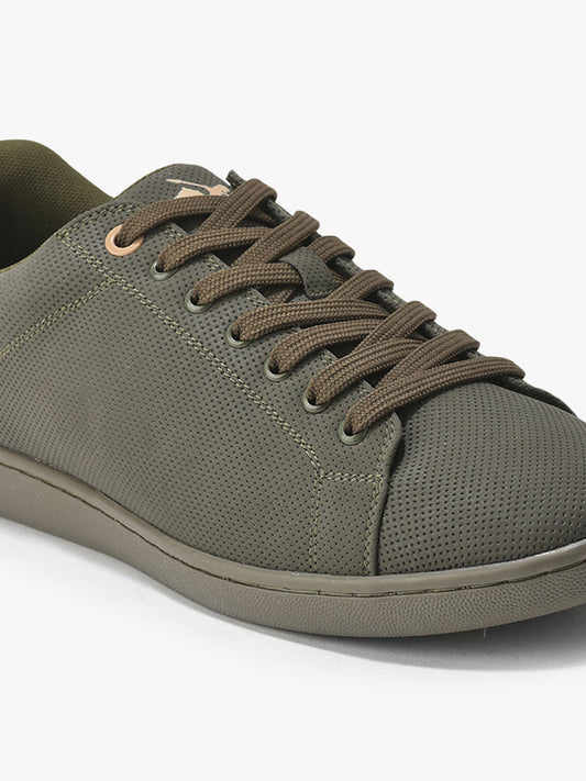 Casual Sneaker Shoes for Men | Lightweight & Comfortable with Cushioned Insole PU Upper TPR Sole Lace Up Closure