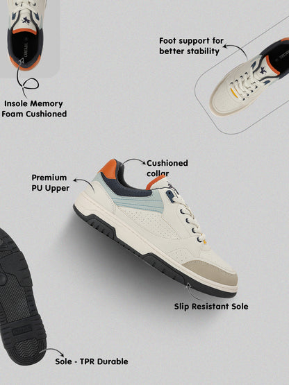 Men's Multicolor Colorblock Casual Sneakers Shoes