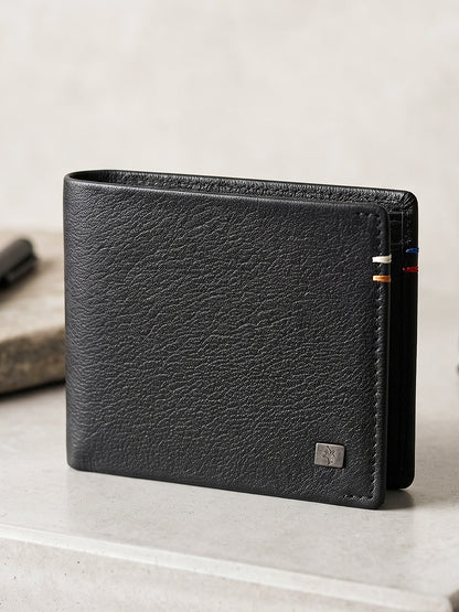 Men Black Bifold Wallet