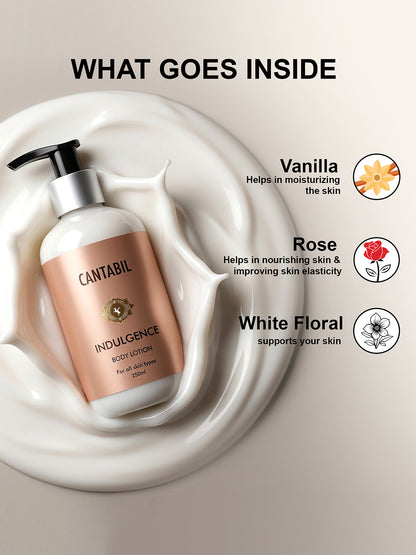 Indulgence Perfume Body Lotion for Man and Woman | Long-lasting Hydration | Soft & Smooth Skin | Long-lasting Scent | Paraben-free | Pack of 2 250ml
