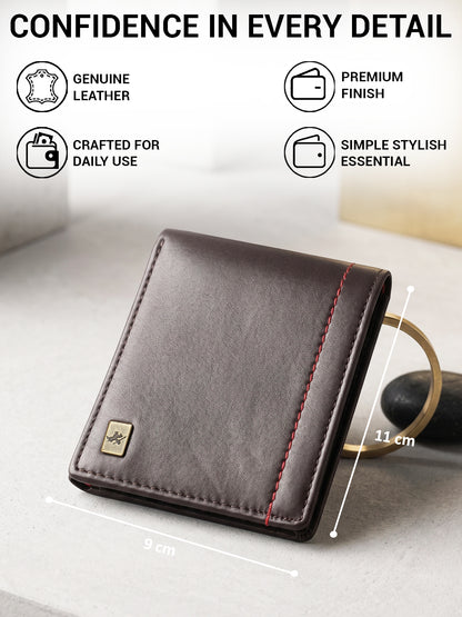 Men Brown Bifold Wallet