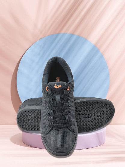 Casual Sneaker Shoes for Men | Lightweight & Comfortable with Cushioned Insole PU Upper TPR Sole Lace Up Closure