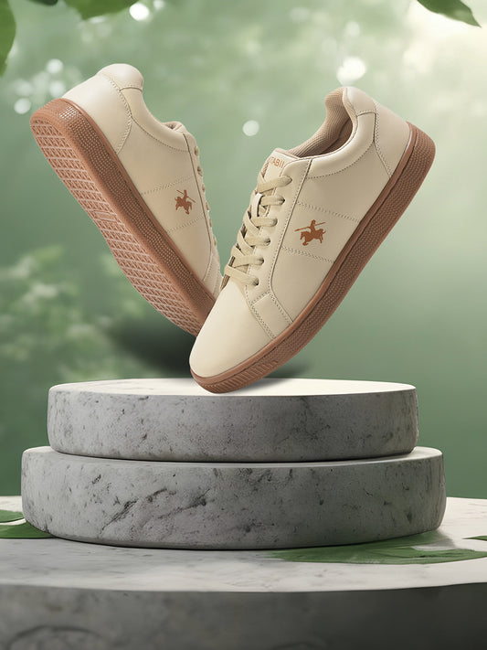 Casual Sneaker Shoes for Men | Lightweight & Comfortable with Cushioned Insole PU Upper TPR Sole Lace Up Closure