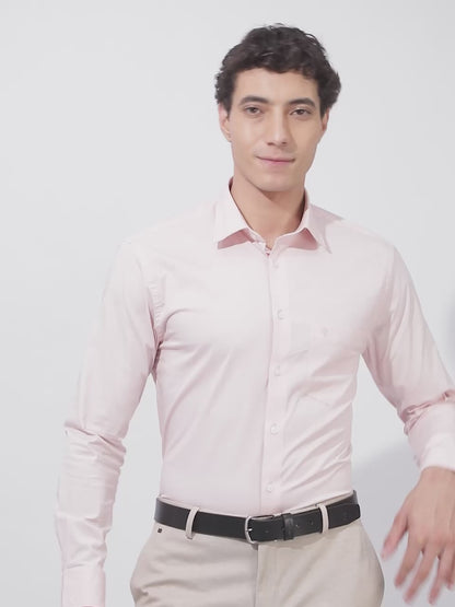 Men's Black Solid Formal Belt