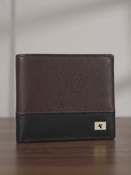 Men Brown Bifold Wallet
