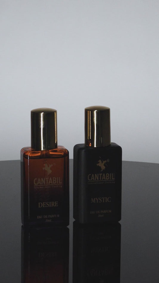 Luxury Long Lasting Mystic & Desire Perfume for Men & Women | 2x20ml with Mango, Apple & Pathouli | Eau De Parfum