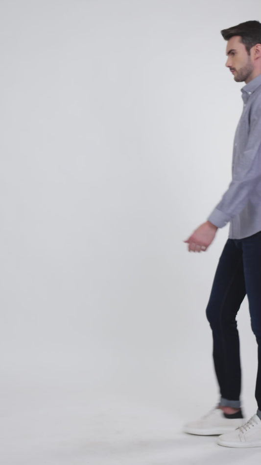 Casual Shirt for Men | Breathable & Soft with Color Fastness Regular Fit Spread Collar Neck Cotton Fabric Solid Pattern