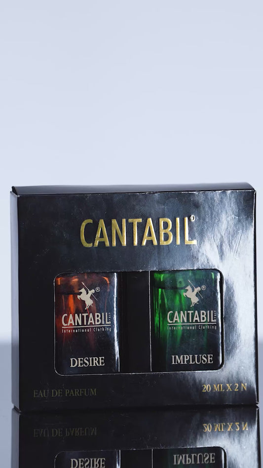Luxury Long Lasting Impulse & Desire Perfume for Men & Women | 2x20ml with Mango, Lavender & Oak Moss | Eau De Parfum