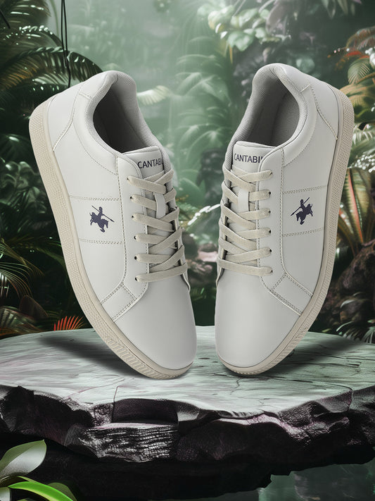 Casual Sneaker Shoes for Men | Lightweight & Comfortable with Cushioned Insole PU Upper TPR Sole Lace Up Closure