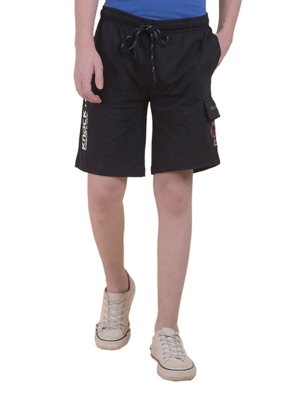Casual Bermuda for Boys l Breathable & Soft with Color Fastness Regular Fit Poly Cotton Fabric Drawstring Closure Printed Pattern