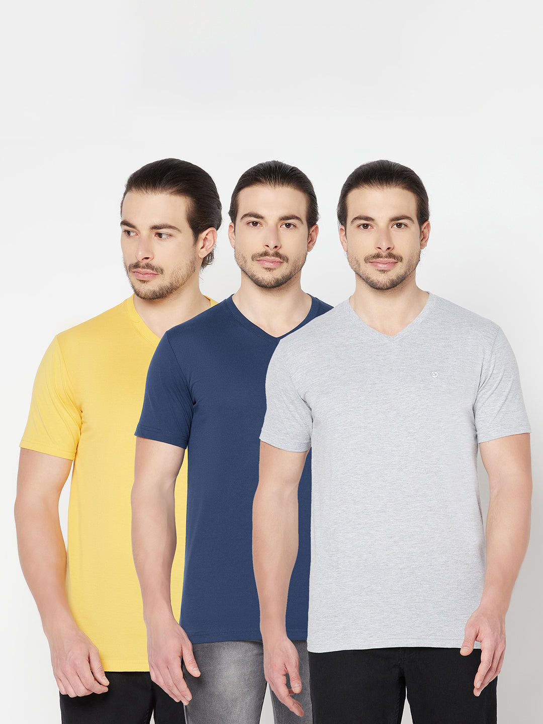 Cantabil Men's Pack of 3 T-Shirts (6817743863947)