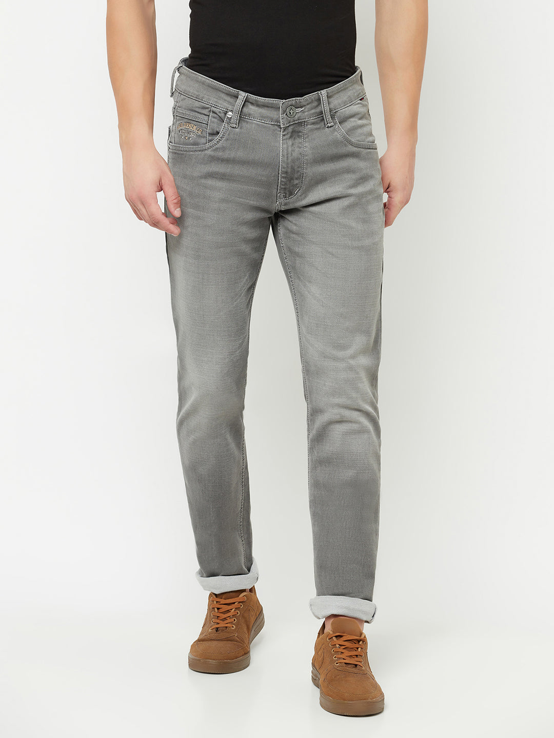 Cantabil Smoke Grey Men's Denim (6826972446859)