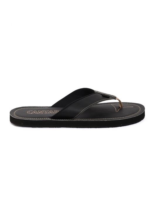 Cantabil Men Black Slipper (7067464204427)