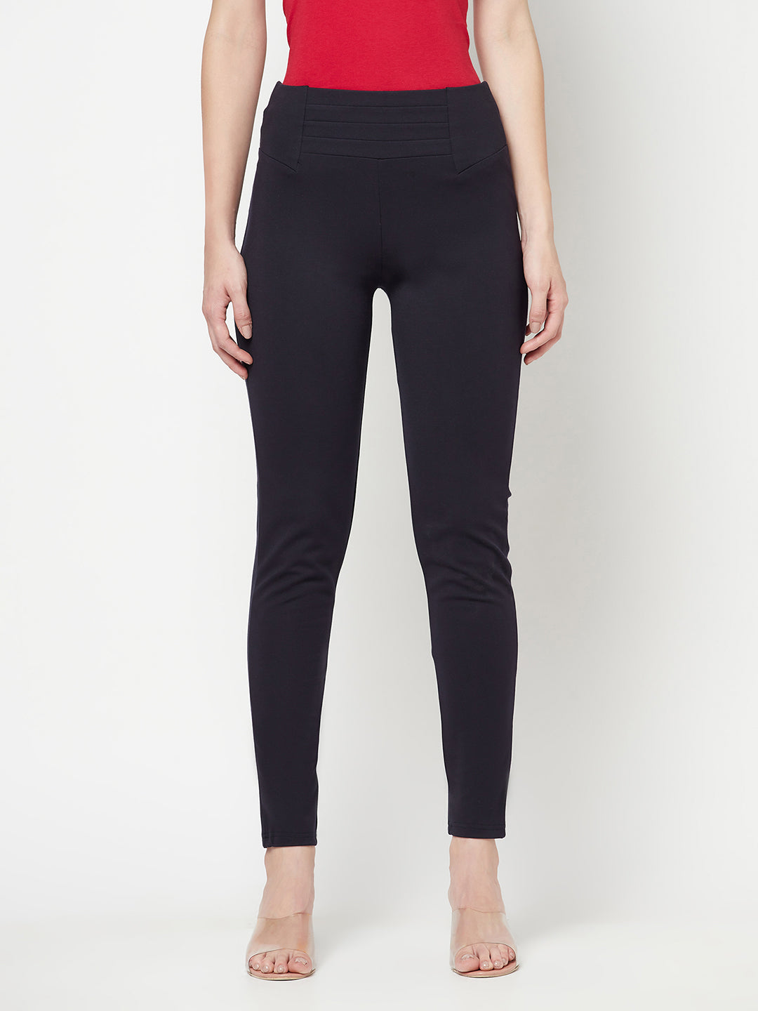 Cantabil Ladies Navy Jegging (6821793726603)