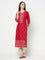 Cantabil Women's Red Kurti (6821934366859)