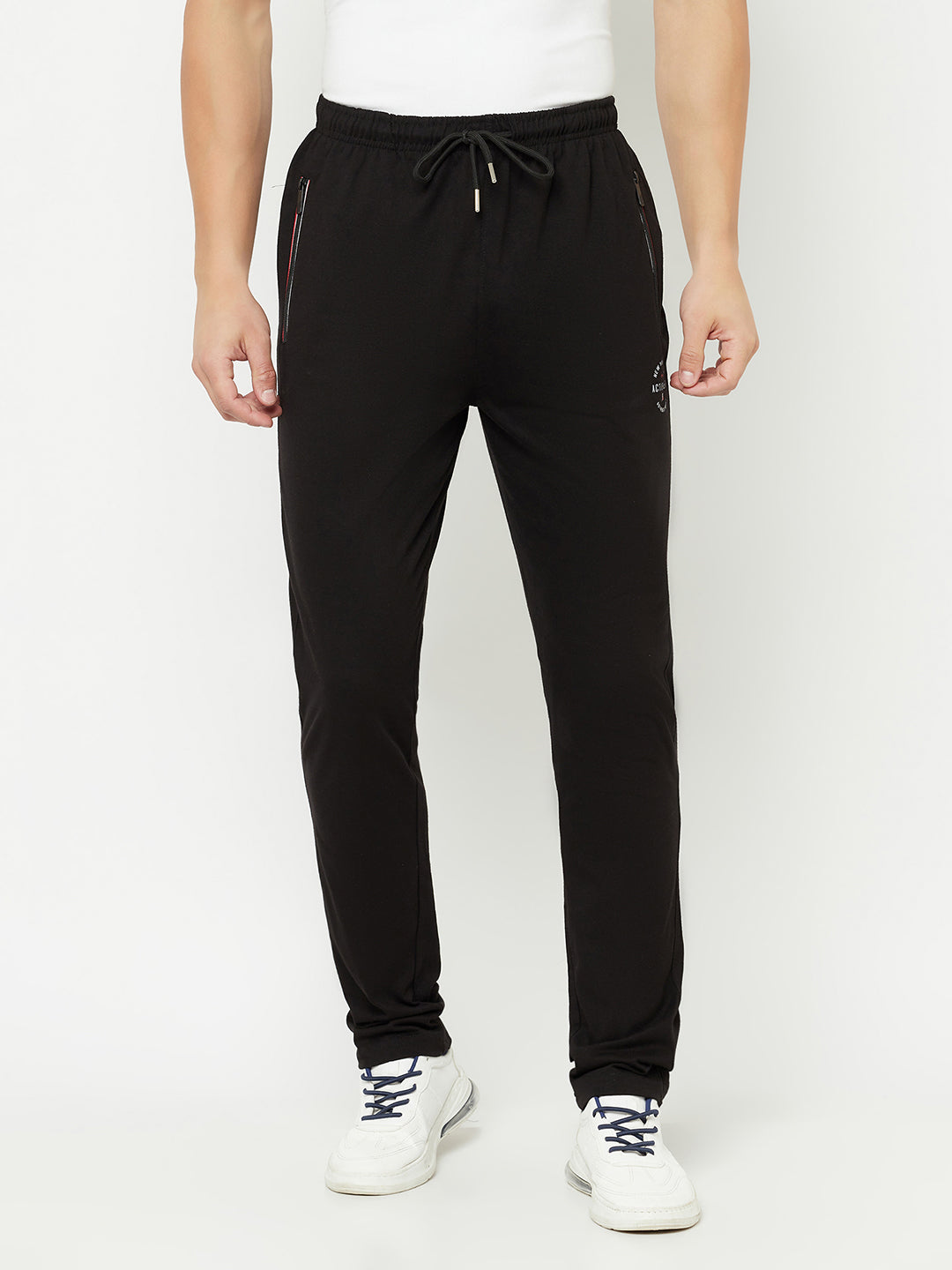 Cantabil Men's Black Track Pant (6827854135435)