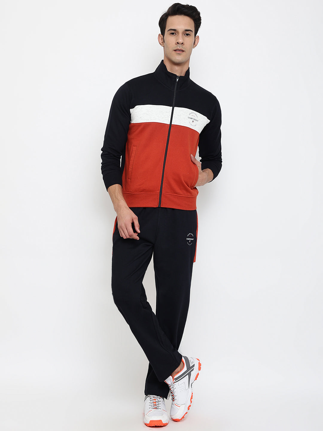 Cantabil Men Orange Tracksuit (7047867662475)