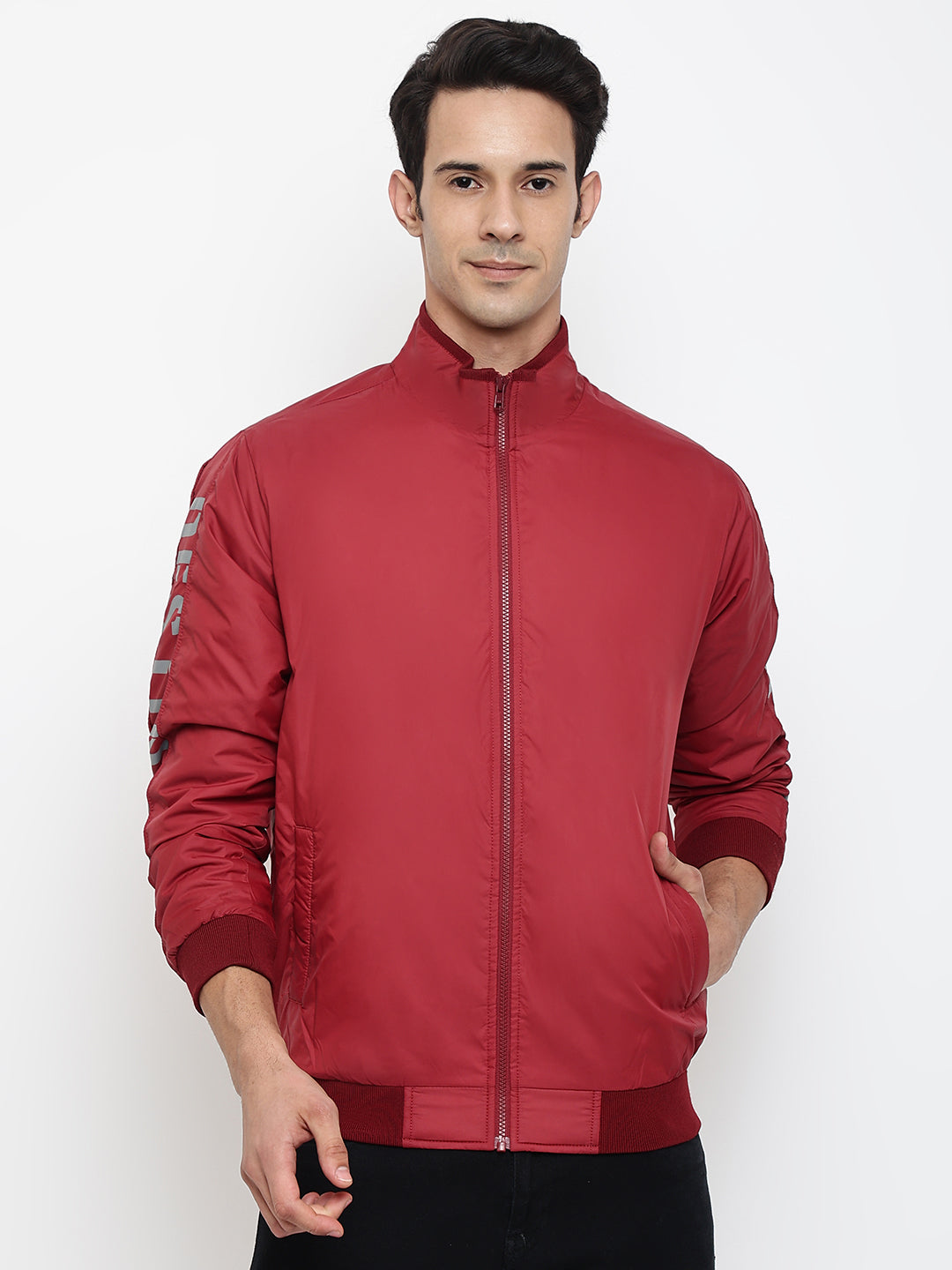 Cantabil Men Maroon Jacket (7047836041355)