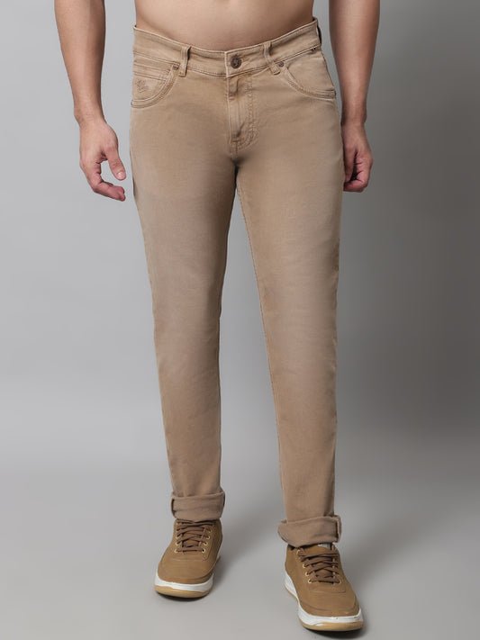 Cantabil Men's Khaki Denim (7070258921611)