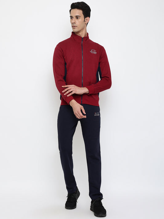 Cantabil Men Maroon Tracksuit (7047862485131)