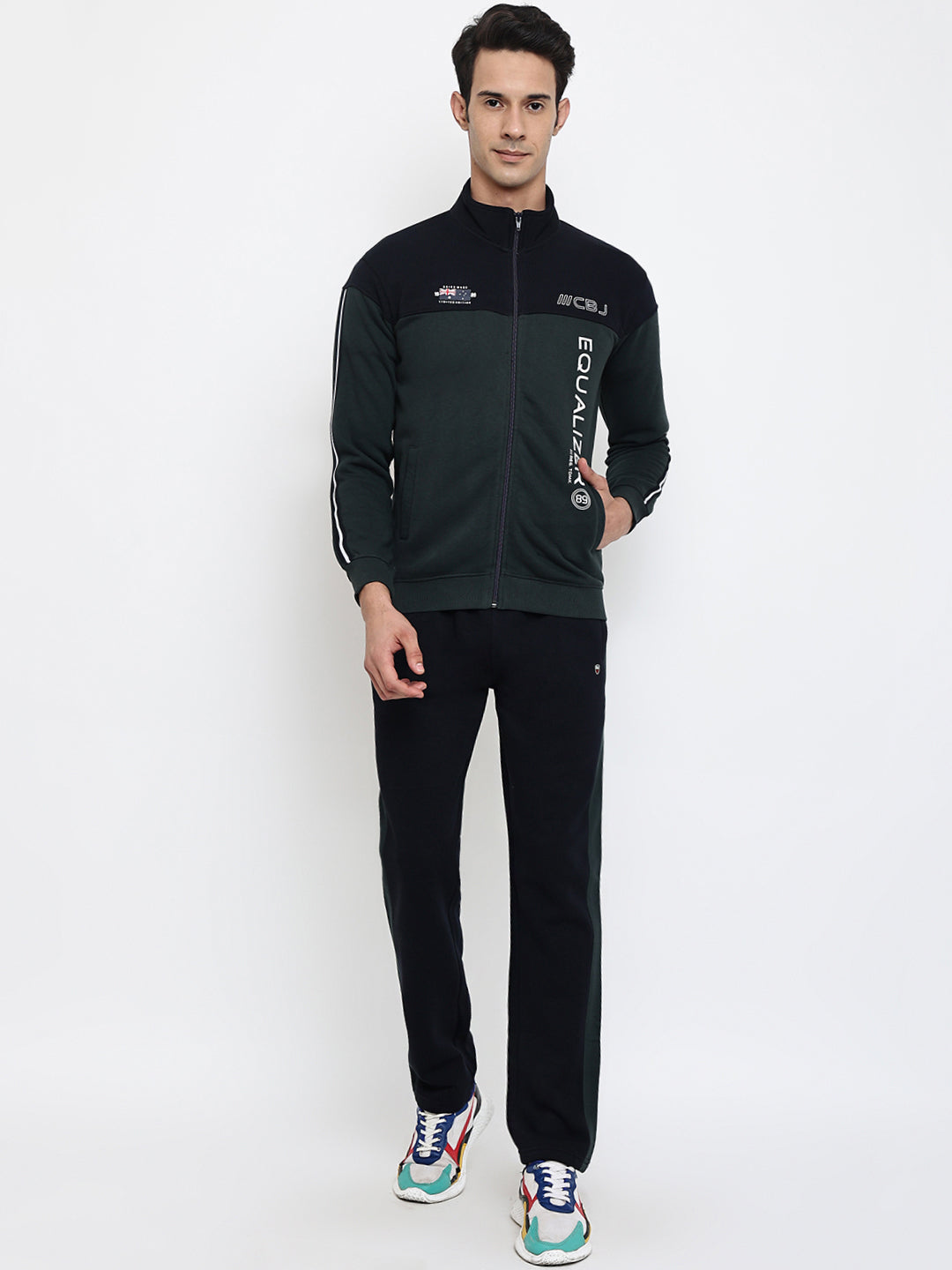 Cantabil Men Green Tracksuit (7047860322443)