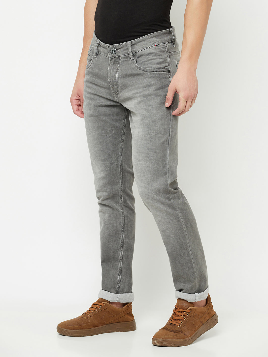 Cantabil Smoke Grey Men's Denim (6826972446859)