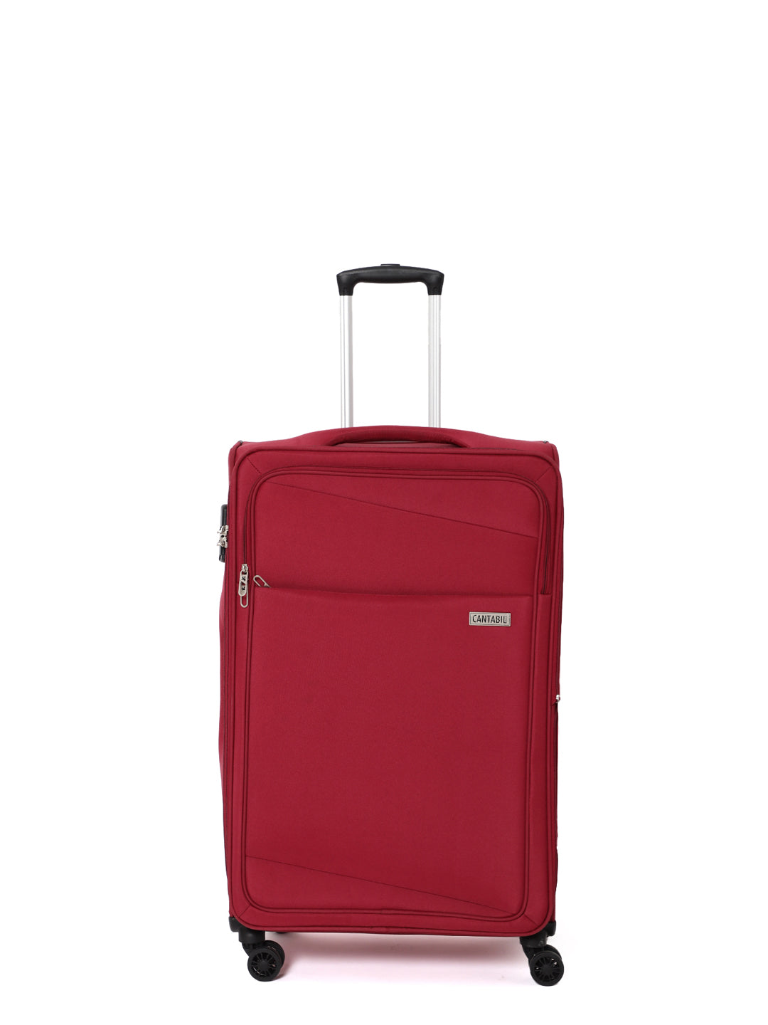 Cantabil Red Soft 20 Inch Trolly Bag (7067925479563)