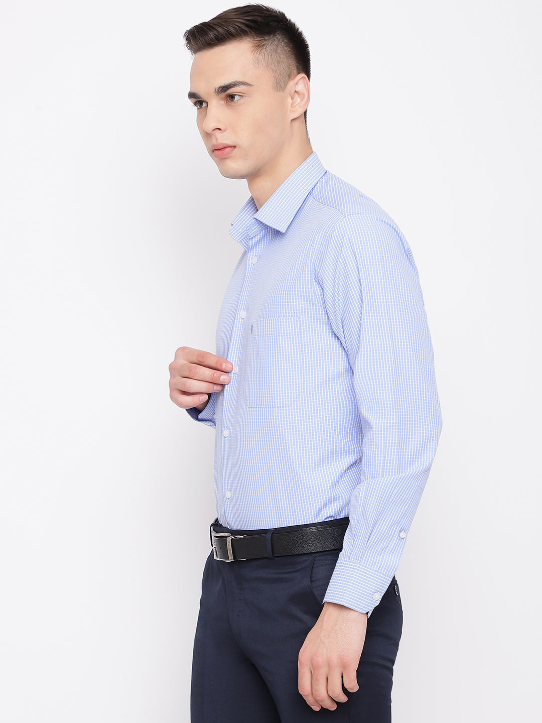 Cantabil Mens Sky Blue Shirt (7068885647499)