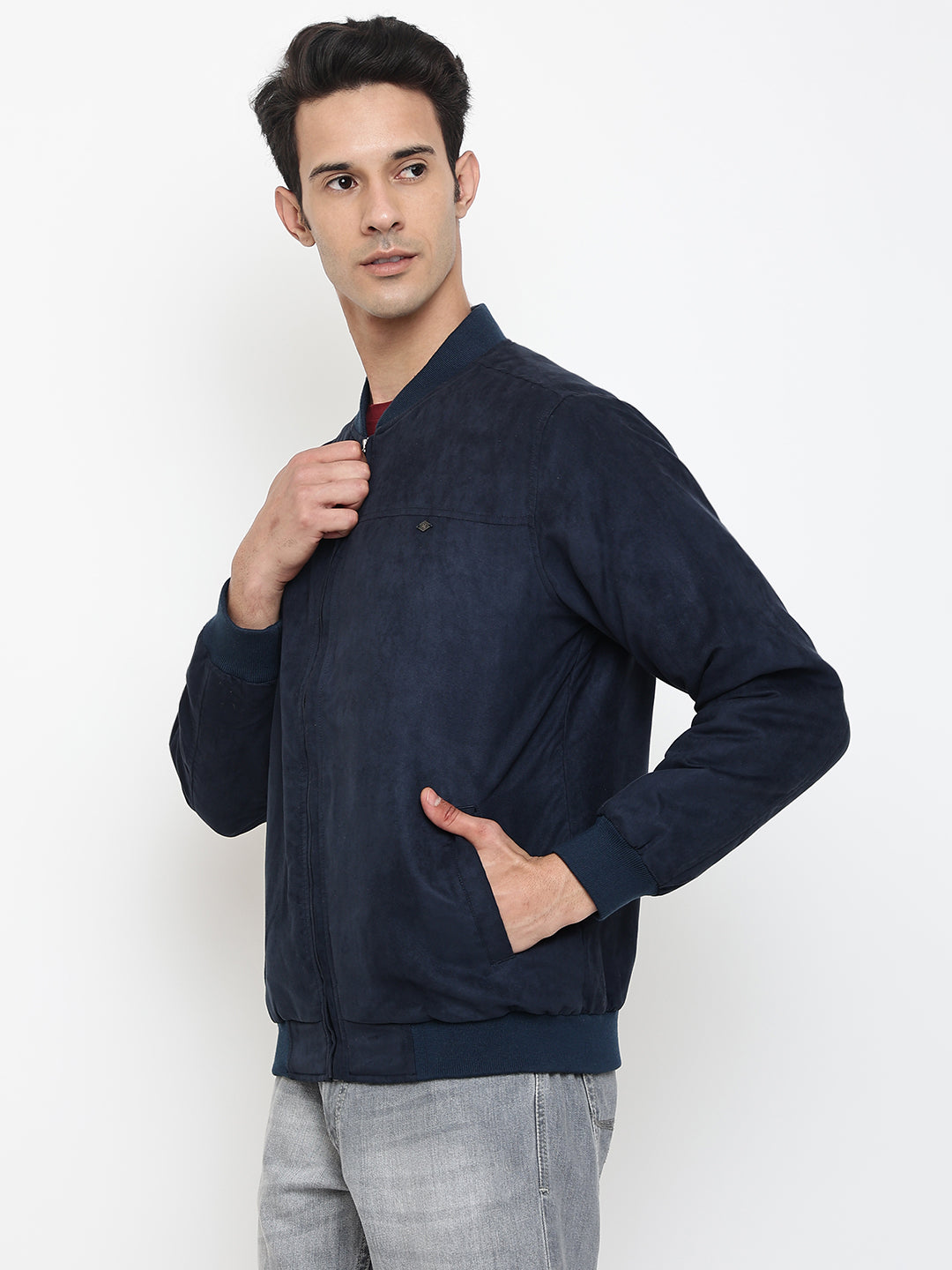 Cantabil Men Blue Jacket (7047834271883)