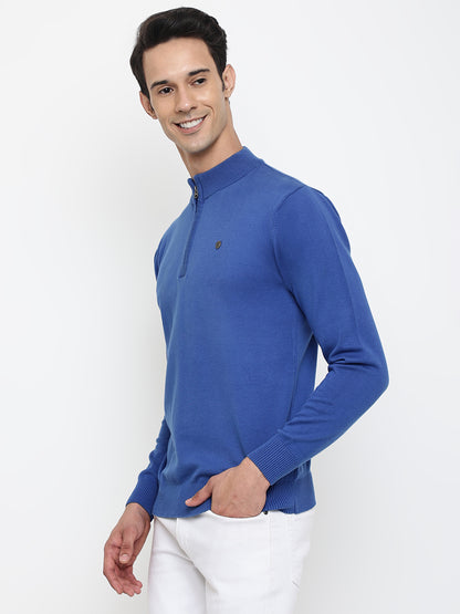 Cantabil Men Blue Sweater (7047451050123)