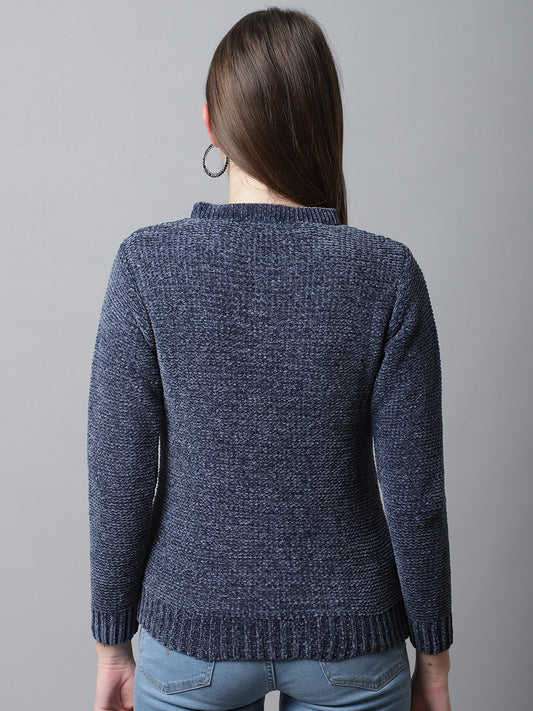 Cantabil Womens Blue Sweater (6994717966475)