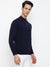 Cantabil Men Navy Blue Sweater (7047812612235)