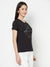 Cantabil Women's Black T-Shirts (6822426869899)