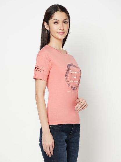 Cantabil Women's Coral T-Shirts (6822444499083)