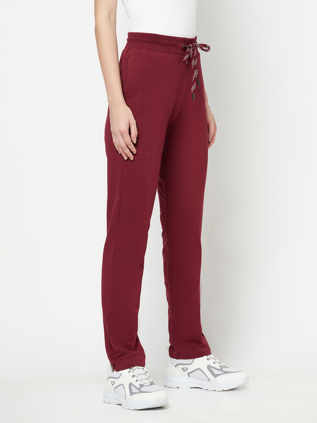 Cantabil Women's Wine Track Pant (6822506791051)