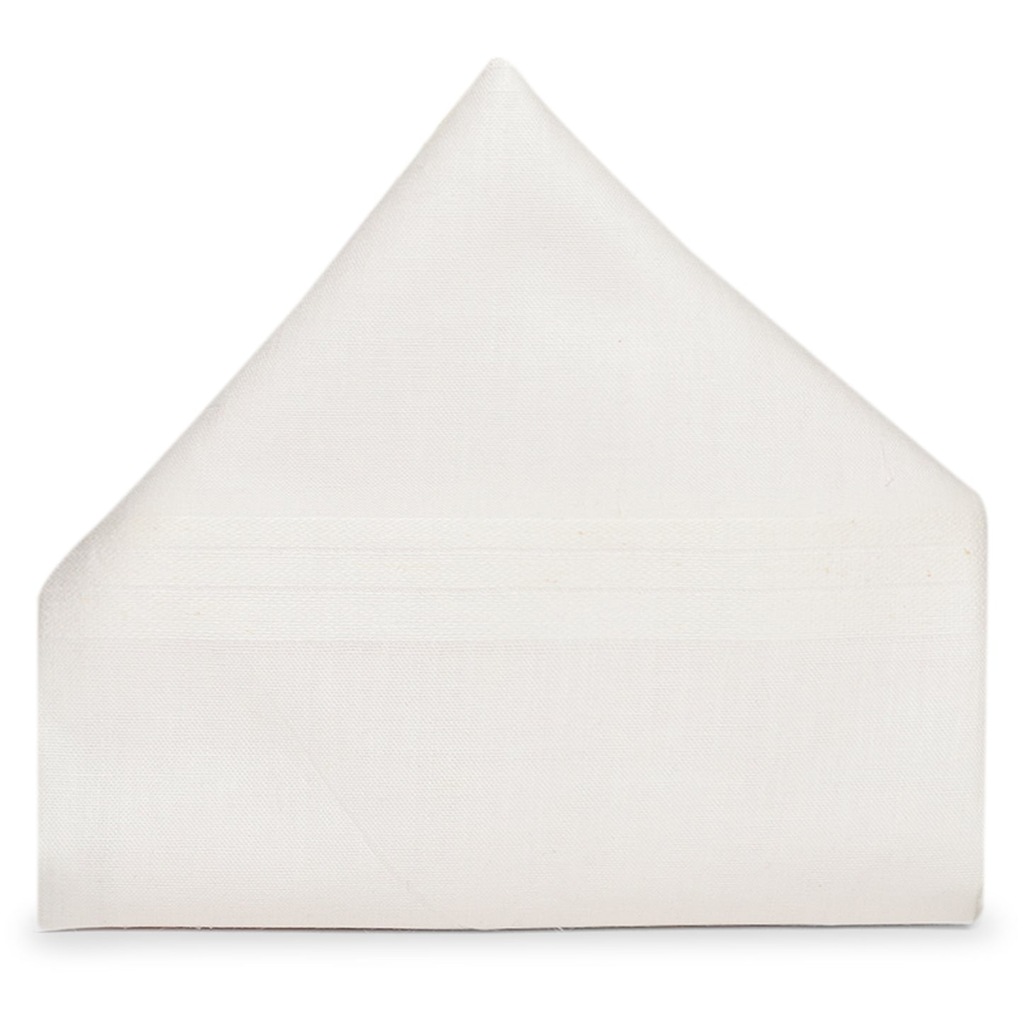 Cantabil Men Pack of 6 Solid Cotton White Handkerchief (6809911361675)