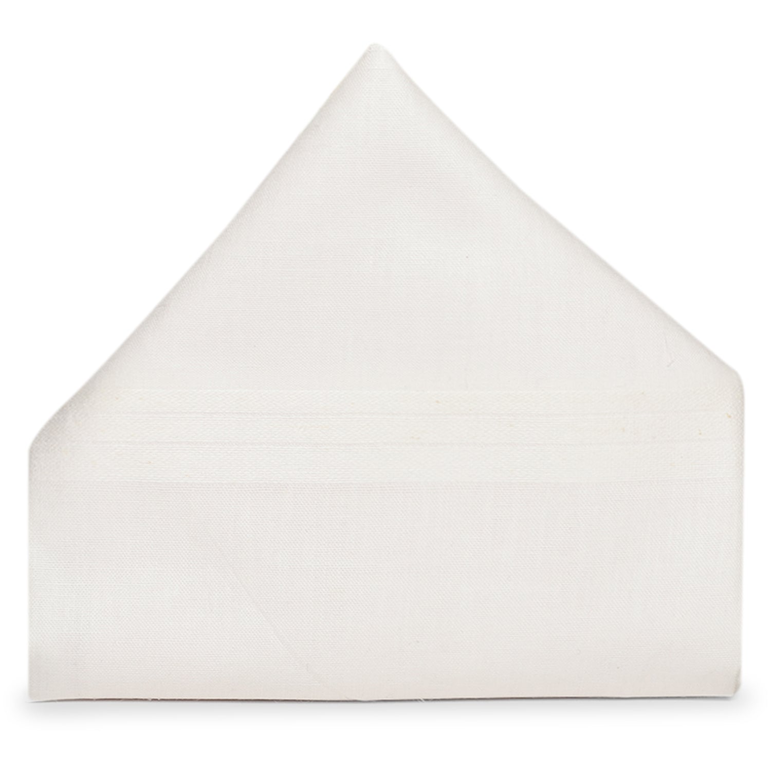 Cantabil Men Pack of 6 Solid Cotton White Handkerchief (6809911361675)