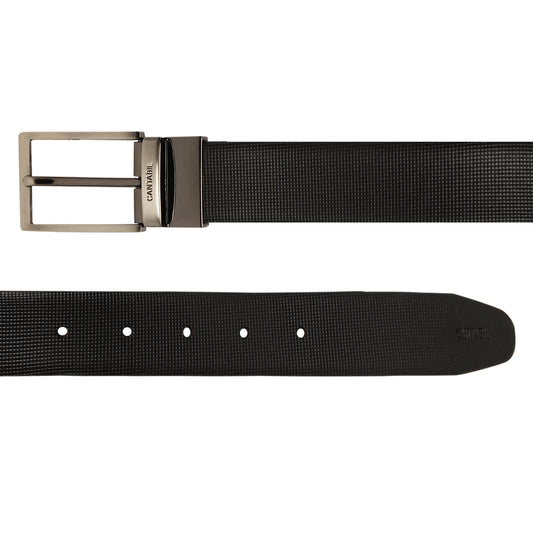 Cantabil Men Black Brown Belt (6805092368523)